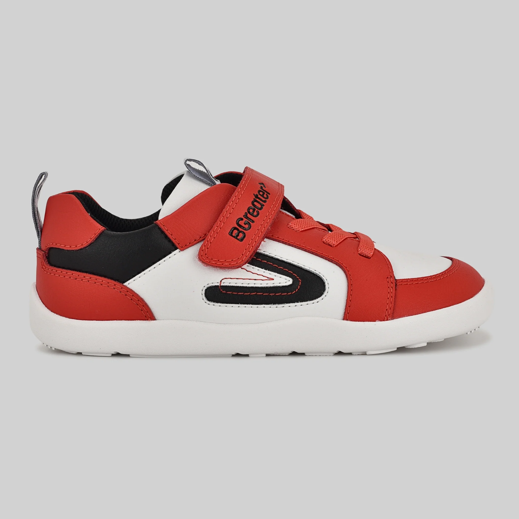 All Leather Lev - Red White - Image 5